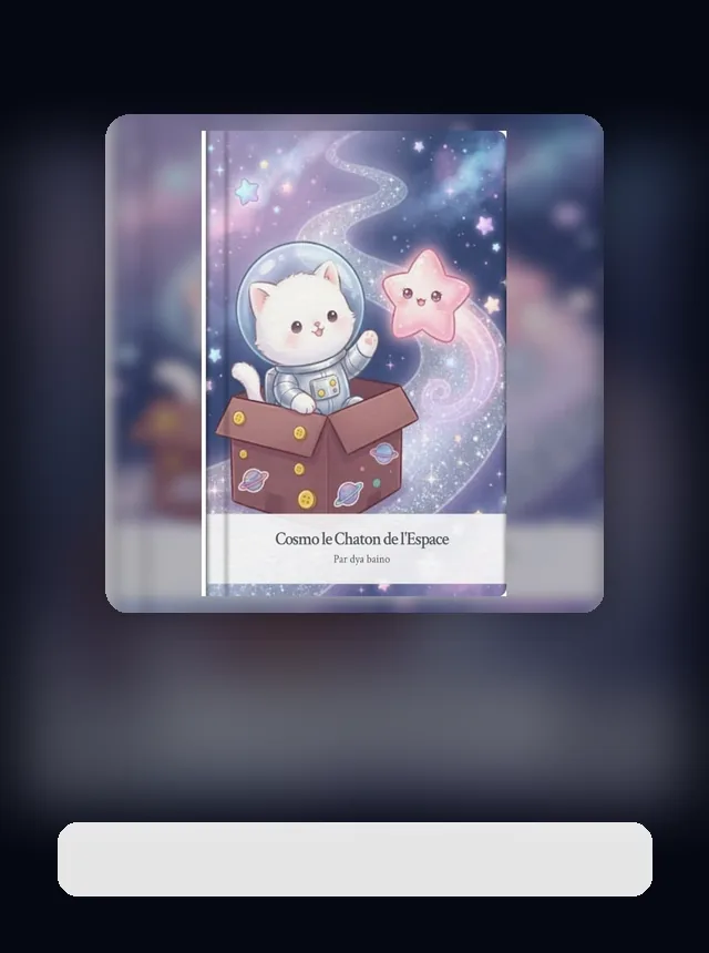 Illustration de la fable Cosmo le Chaton de l'Espace