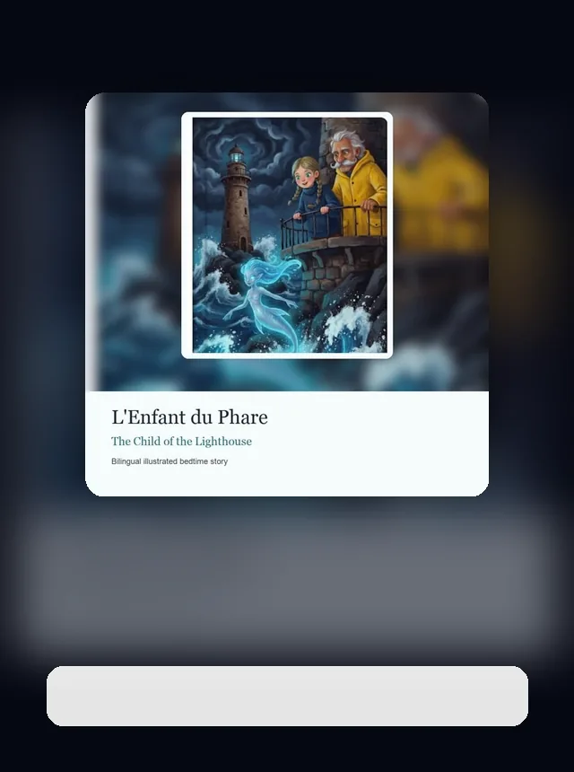 Illustration de la fable L'Enfant du Phare